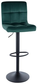 Barová stolička C105 Velvet zelená