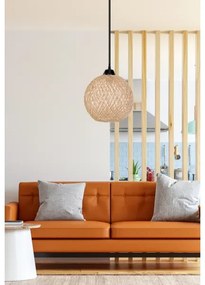 Luster na lanku JUTE 1xE27/60W/230V béžová