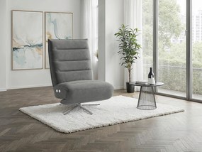 XXXLutz RELAXAČNÉ KRESLO, textil, sivá Sit & More - Online Only obývacie izby - 000144038053