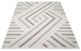 Dekorstudio Moderný koberec LINDO 7590 - krémový Rozmer koberca: 140x200cm