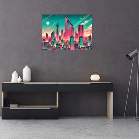 Obraz – Veľkomesto v pop-art štýle (70x50 cm)