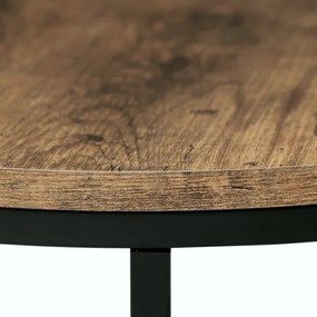 Sada 2 konferenčných stolíkov old wood AF-3002 OLW