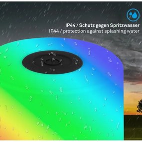 Briloner 7462015 - LED RGB nabíjacia stolná lampa LED/1,5W/5V IP44 čierna
