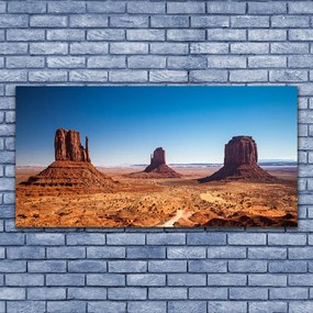 Obraz plexi Púšť hory príroda 120x60 cm