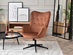 Kreslo CHARLES béžové + čierne nohy