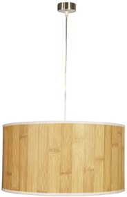 CLX Závesné osvetlenie imitujúce drevo VALLADOLID, 1xE27, 60W, borovica