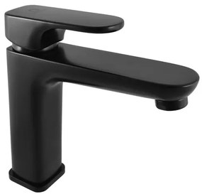 Umývadlová batéria RAV SLEZÁK Yukon bez výpuste čierna matná YU128.5CMAT, 1 ks