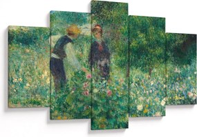 Obraz - Auguste Renoir, Picking Flowers, reprodukcia (150x105 cm)