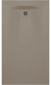 DURAVIT Sustano obdĺžniková sprchová vanička z materiálu DuraSolid, Antislip, 1600 x 900 x 30 mm, matná béžová, 720285640000000