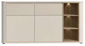 Komoda INAR béžová/dub