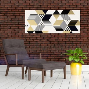 Obraz - Geometrické tvary N⁰1 (120x50 cm)