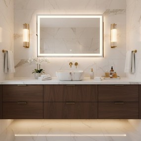 Rea Belinda, umývadlo na dosku 465x330x135 mm, imitácia kameňa-Marrone Matt, REA-U3600