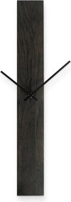 SENTOP | Elegantné drevené nástenné hodiny čierny  I SENTOP MAS019-OSMO-3169-SILVER-60x8 analógové