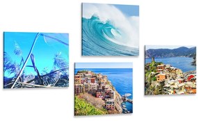 Set obrazov pre milovníkov mora Varianta: 4x 40x40