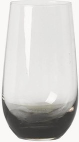 Ručne fúkaný pohár na vodu Smoke