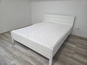 Manželská posteľ CONTINENTAL 140x200 biela