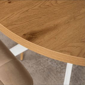 Stôl RENO 90–190 cm Dub Zlatý/Biely