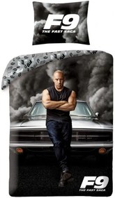 Bavlnené posteľné obliečky Rýchlo a zbesilo F9 - Fast & Furious 9 - 100% bavlna - 70 x 90 cm + 140 x 200 cm