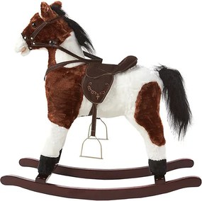 Aga4Kids Hojdací koník Tmavohnedý DZ809 - II. KVALITA