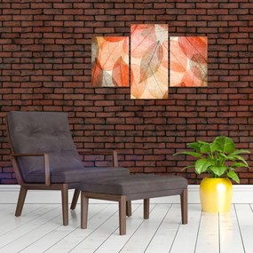 Obraz maľovaného jesenného lístia (90x60 cm)
