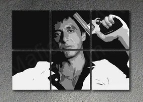 Ručne maľovaný POP Art obraz Scarface - AL PACINO | rôzne rozmery