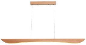 LED Luster na lanku LED/22W/230V 4000K 120 cm buk/masív