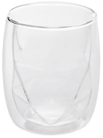 Sada dvoch pohárov CEMBRA MODERN s dvojitým dnom 888873 280 ml