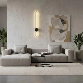 LED nástenné svietidlo FLORENTYNA LED/24W/230V 4000K zlatá/čierna