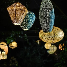 Lumiz SOLÁRNY LAMPÁŠ ROUND 28,9X30 CM TMAVOSIVÁ