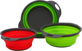 Royalty Sada skladacích cedníkov 3 ks, materiál silikón