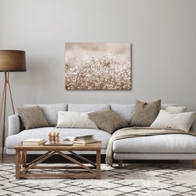 Obraz - Lúka v hnedých tónoch (70x50 cm)