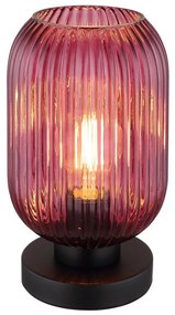 Globo 15469TP - Stolná lampa NORMY 1xE27/40W/230V fialová 15469TP