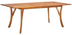 Záhradný stôl 201,5x100x75 cm akáciový masív 310626