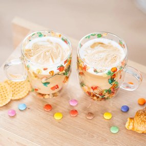 4Home Termo pohár Bloom Hot&Cool 400 ml, 2 ks