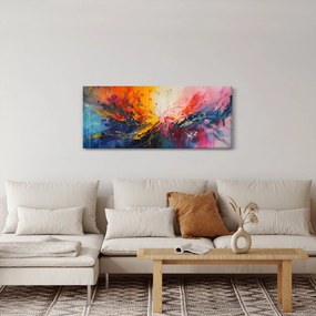 Obraz - Farebná abstrakcia (120x50 cm)
