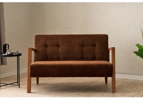 Dvojmiestná pohovka TUMI hnedá