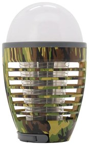 Compass LED Prenosná nabíjacia lampa s lapačom hmyzu LED/2W/3,7V IPX4 maskáčová CP0055
