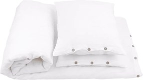 Ľanové obliečky pre dospelých biela 140x200 cm