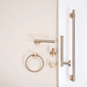 Rea Modern, kúpeľňový vešiak na uteráky 60cm, 6603, zlatá matná, REA-98003