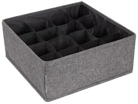 Sivý organizér do zásuvky s 16 priehradkami Bigso Box of Sweden Drawer