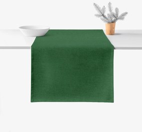 Goldea vianočný behúň na stôl malaga - tmavo zelený 35x160 cm