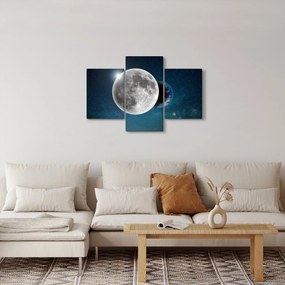 Obraz - Zem v zákryte Mesiaca (90x60 cm)