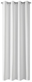 ZATEMŇOVACÍ ZÁVES NA KRÚŽKOCH LOGAN 140X270 CM BIELA