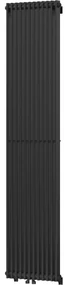 Mexen Kansas, vykurovacie teleso 1800 x 420 mm, 975 W, čierna, W204-1800-420-00-70