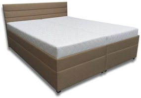 Manželská posteľ 180 cm Zulma (hnedá) (s roštom, sendvičovým matracom Erik a úl. priestorom) . Vlastná spoľahlivá doprava až k Vám domov. 1004724