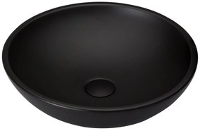 Cerano Tahia, umývadlo na dosku ⌀ 43 cm, čierna, CER-CER-403380