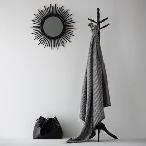 Pléd so strapcami LADA tmavo šedý 150 x 200 cm