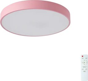 Brilagi - LED stmievateľné stropné svietidlo POOL, 48 W, 230 V, 3000–6000 K, 40 cm, ružové, s diaľkovým ovládaním