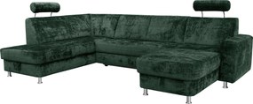 XXXLutz SEDACIA SÚPRAVA, textil, zelená Xora - Sedačky - 002527024564