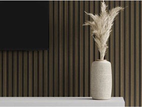 Mexen Lam-B, akustické stenové lamely 275 × 30 cm, HDF doska 4 mm, technická dyha, eben kráľovský, S100-275307-3015-020